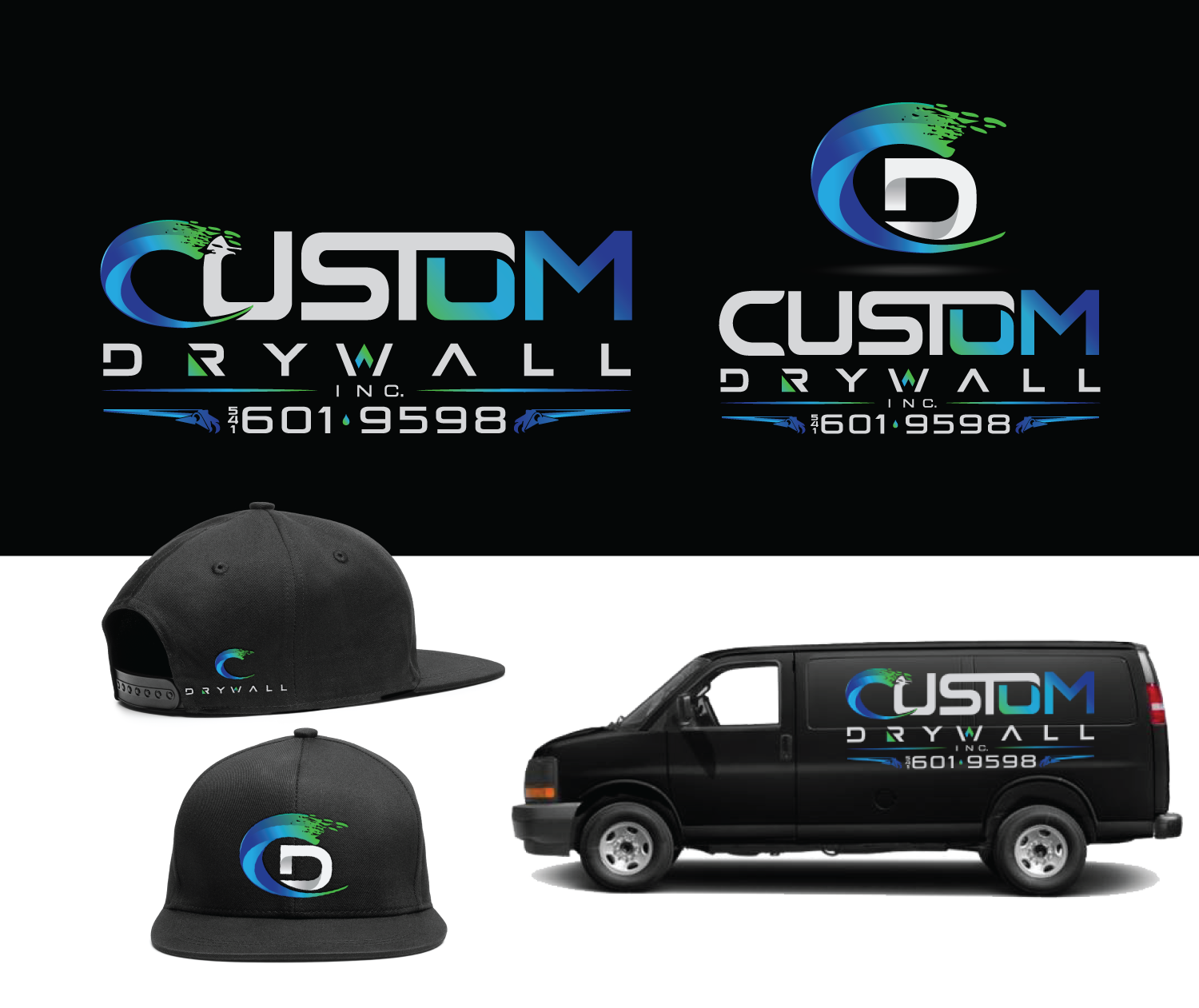 Design de Logo par Mario pour Custom Drywall Inc. | Design #21077817
