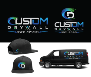 Logo Design by Mario for Custom Drywall Inc. | Design: #21079581