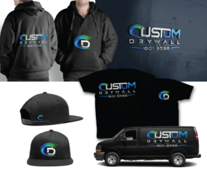Logo Design by Mario for Custom Drywall Inc. | Design: #21088686
