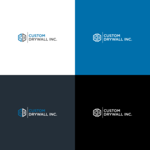 Logo-Design von Markelof für Custom Drywall Inc. | Design #20893859