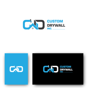 Logo-Design von Deziners Zone für Custom Drywall Inc. | Design: #20850189
