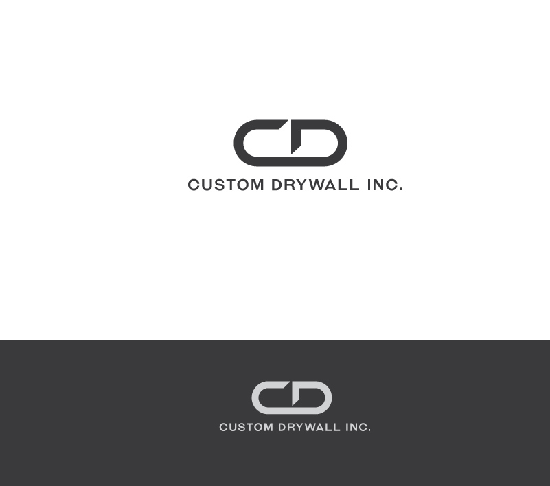 Logo-Design von instudio für Custom Drywall Inc. | Design #20847015