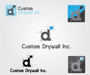 Logo Design by Aeidan for Custom Drywall Inc. | Design: #20841398