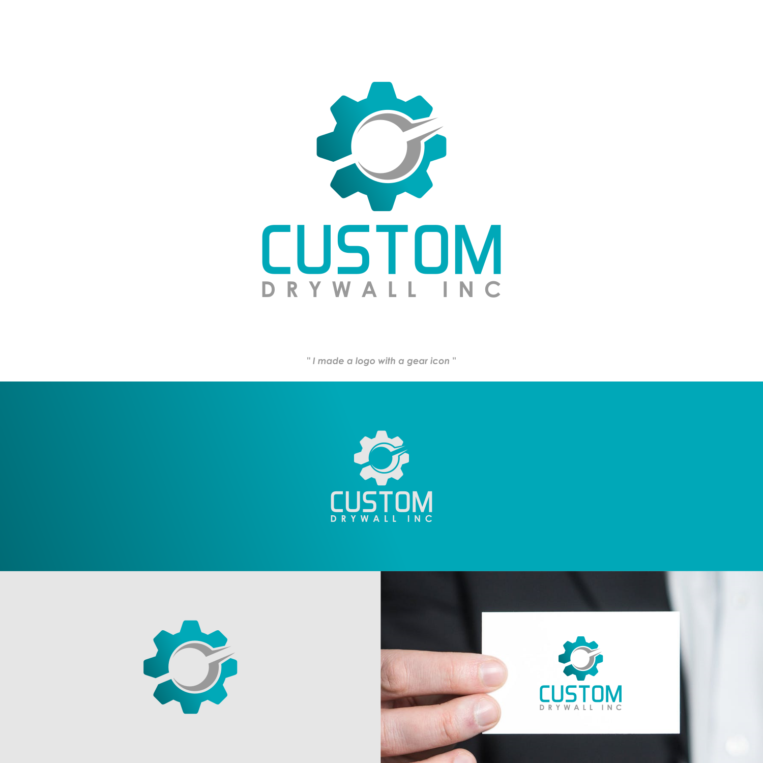 Design de Logo par zatsukiki pour Custom Drywall Inc. | Design #20868835