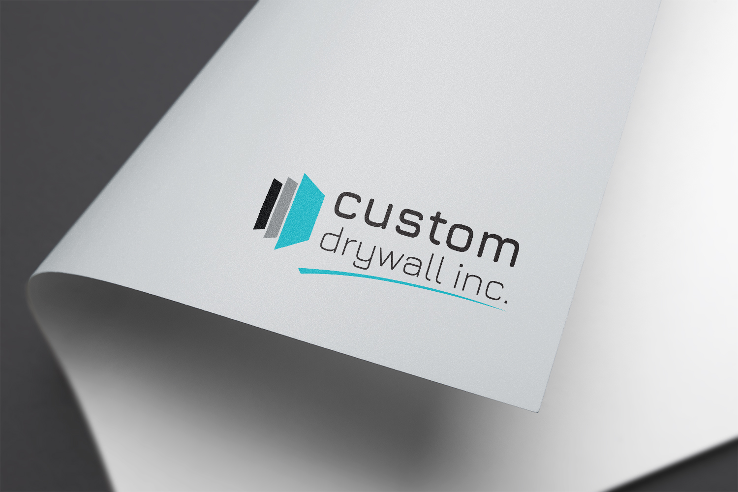 Logo-Design von MK digital für Custom Drywall Inc. | Design #20920628
