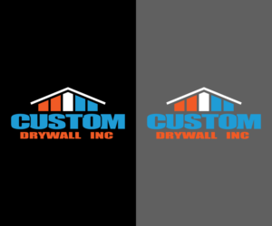 Logo Design by BT Designs for Custom Drywall Inc. | Design: #20900731