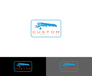 Logo Design by BT Designs for Custom Drywall Inc. | Design: #20926484
