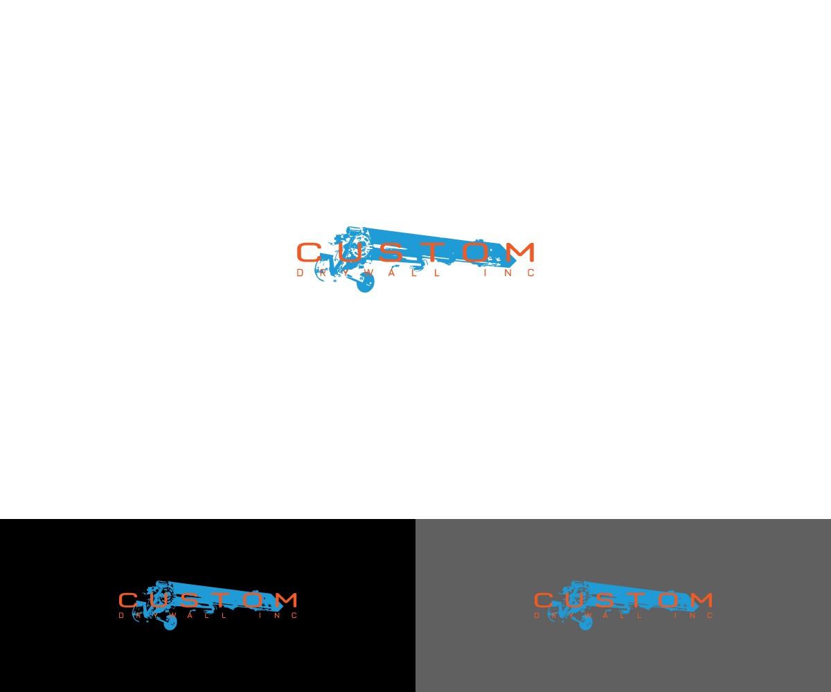 Logo-Design von BT Designs für Custom Drywall Inc. | Design #20926521