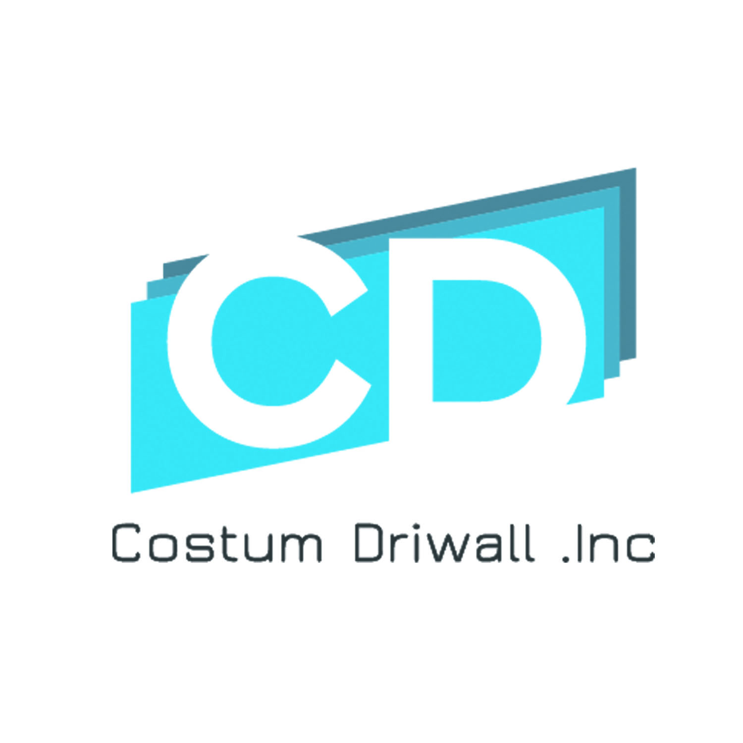 Logo-Design von vexel Symphony für Custom Drywall Inc. | Design #20908601
