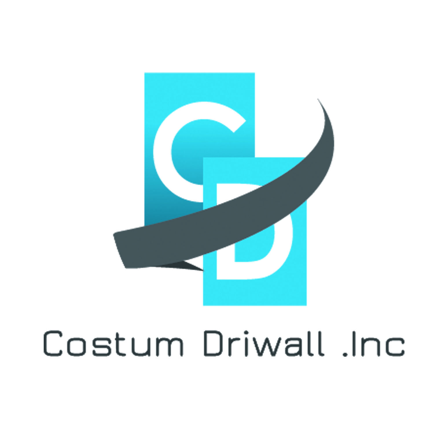 Logo-Design von vexel Symphony für Custom Drywall Inc. | Design #20908628