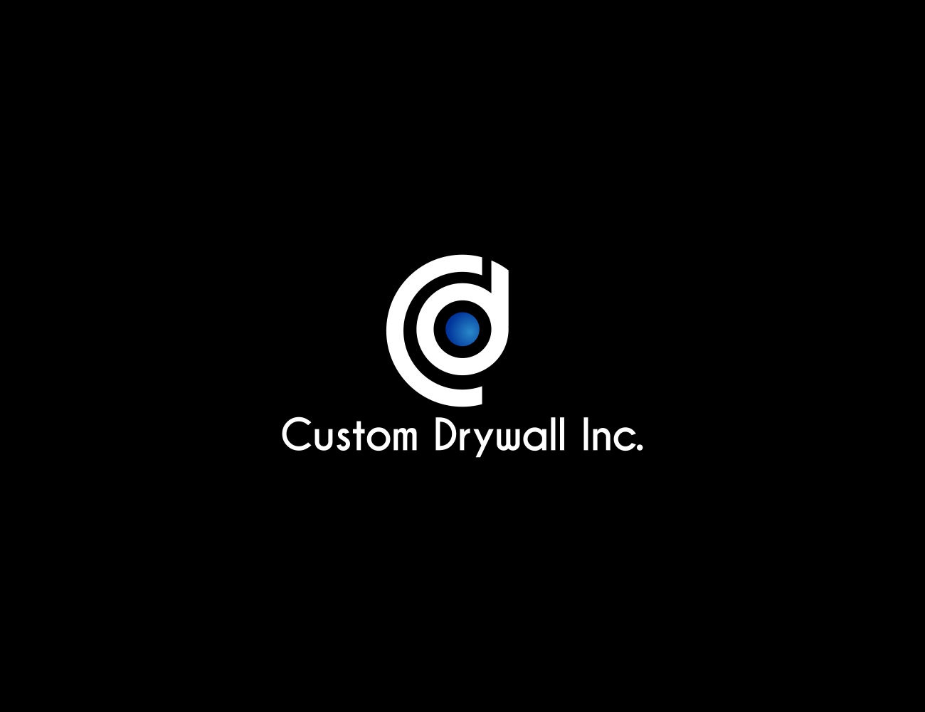 Logo-Design von MOH Studio für Custom Drywall Inc. | Design #20841536