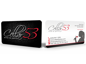 Business Card Design by Hardcore Design for Cellar 53 Wine & Spirits | Design: #2937118