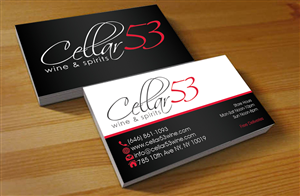 Business Card Design by Hardcore Design for Cellar 53 Wine & Spirits | Design: #2937121