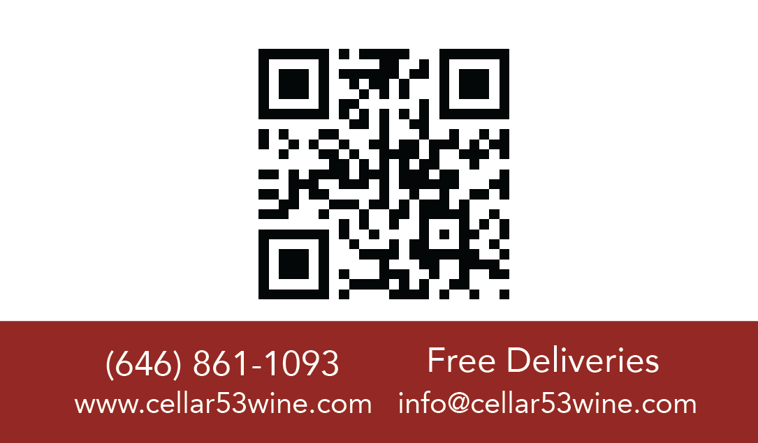Business Card Design by Anjelica Williams for Cellar 53 Wine & Spirits | Design #2928933