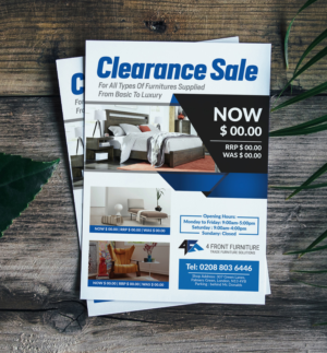 Diseño de Flyer por Deziners Zone para 4 Front Furniture | Diseño: #20850274