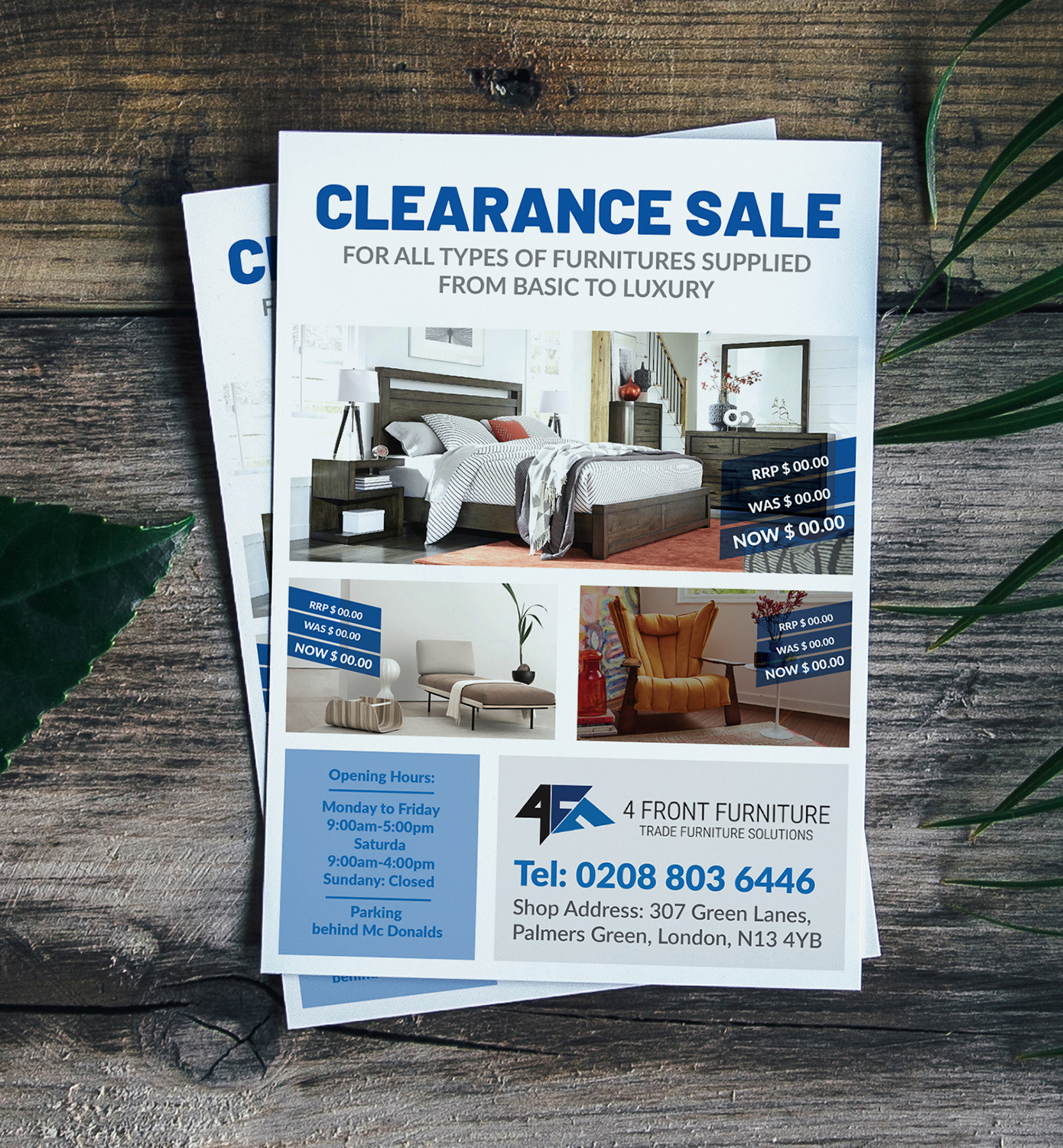 Design de Flyer par Deziners Zone pour 4 Front Furniture | Design #20850275