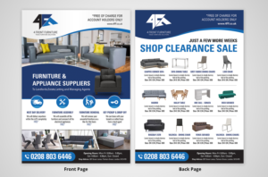 4FF Pop Up Shop Clearance Flyer | Flyer Design by SAI DESIGNS