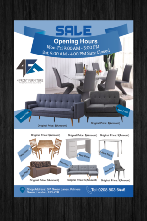 Diseño de Flyer por Kreative Life para 4 Front Furniture | Diseño: #20843793