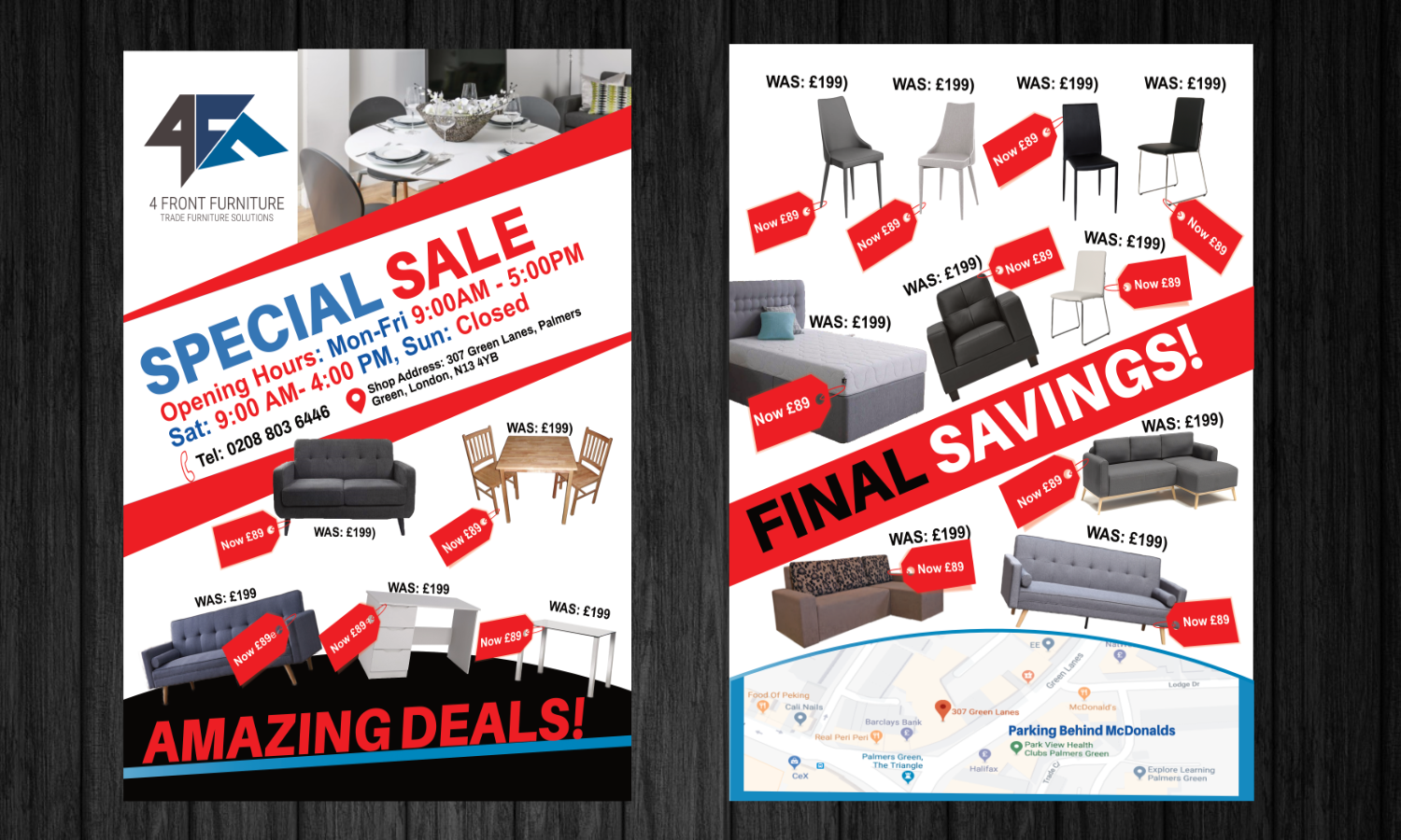 Flyer Design by Kreative Life for 4 Front Furniture | Design #20852505