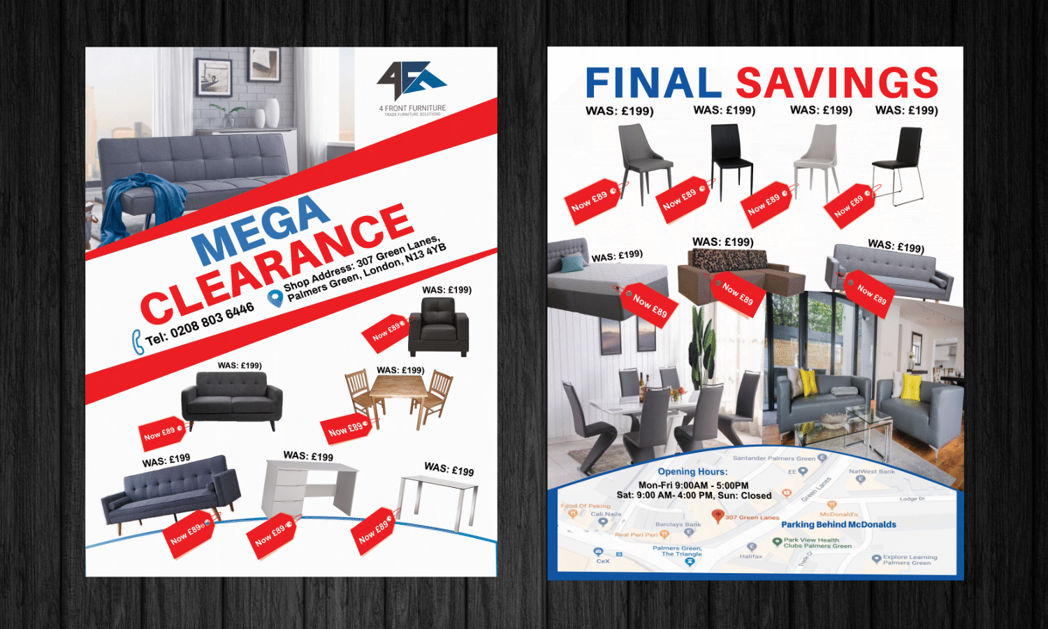 Design de Flyer par Kreative Life pour 4 Front Furniture | Design #20870367