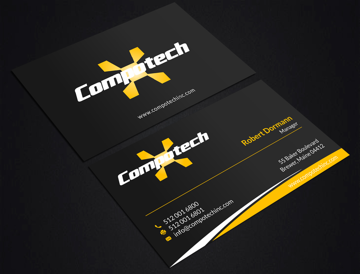 Business Card Design by SKYdesign for Compotech Inc. | Design #20849659