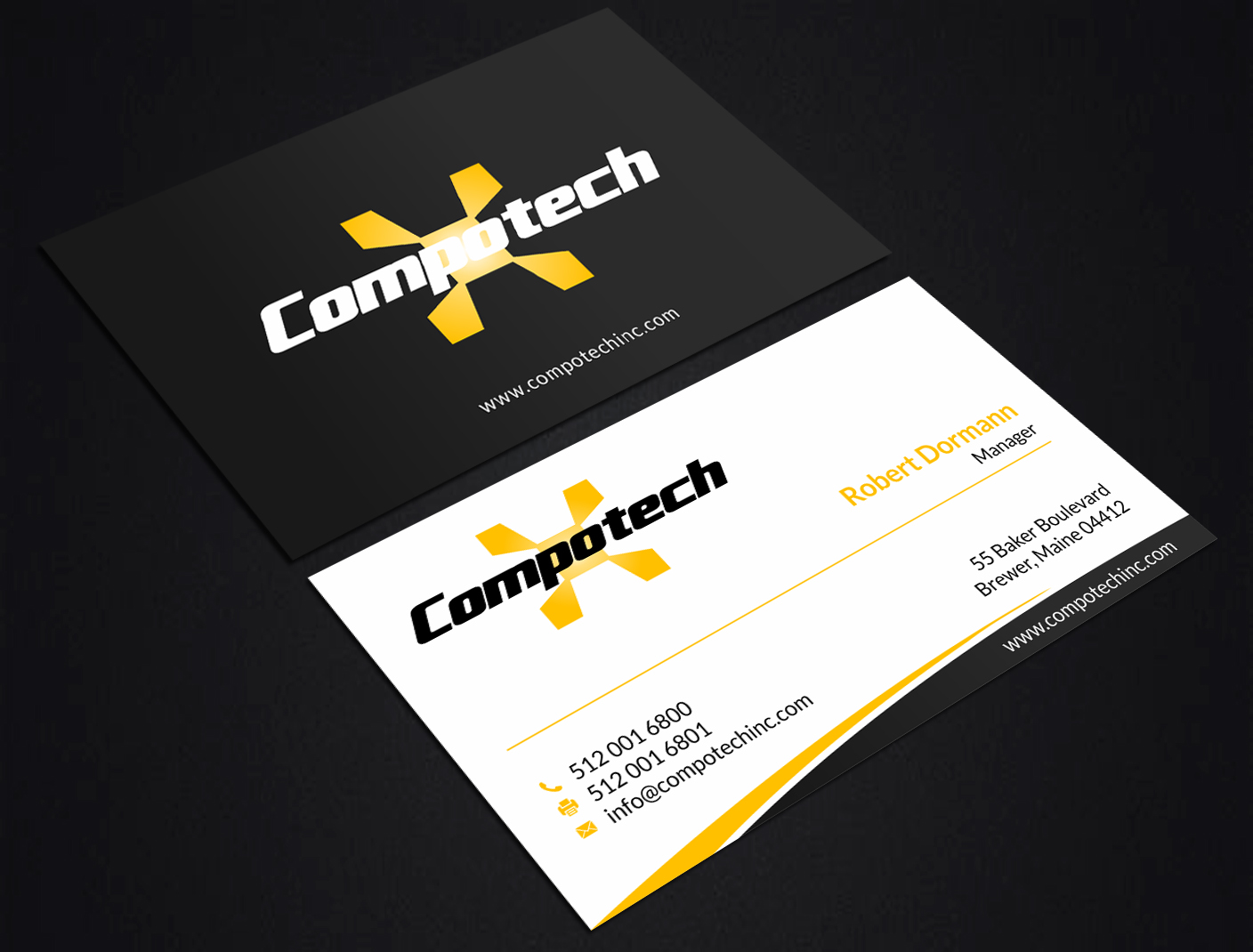 Business Card Design by SKYdesign for Compotech Inc. | Design #20849662