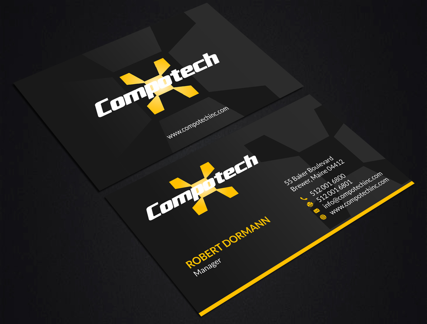 Business Card Design by SKYdesign for Compotech Inc. | Design #20849673