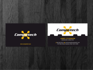 Business card design for engineering firm specializing in defense industry. | Diseño de Tarjeta de Presentación por Atvento Graphics