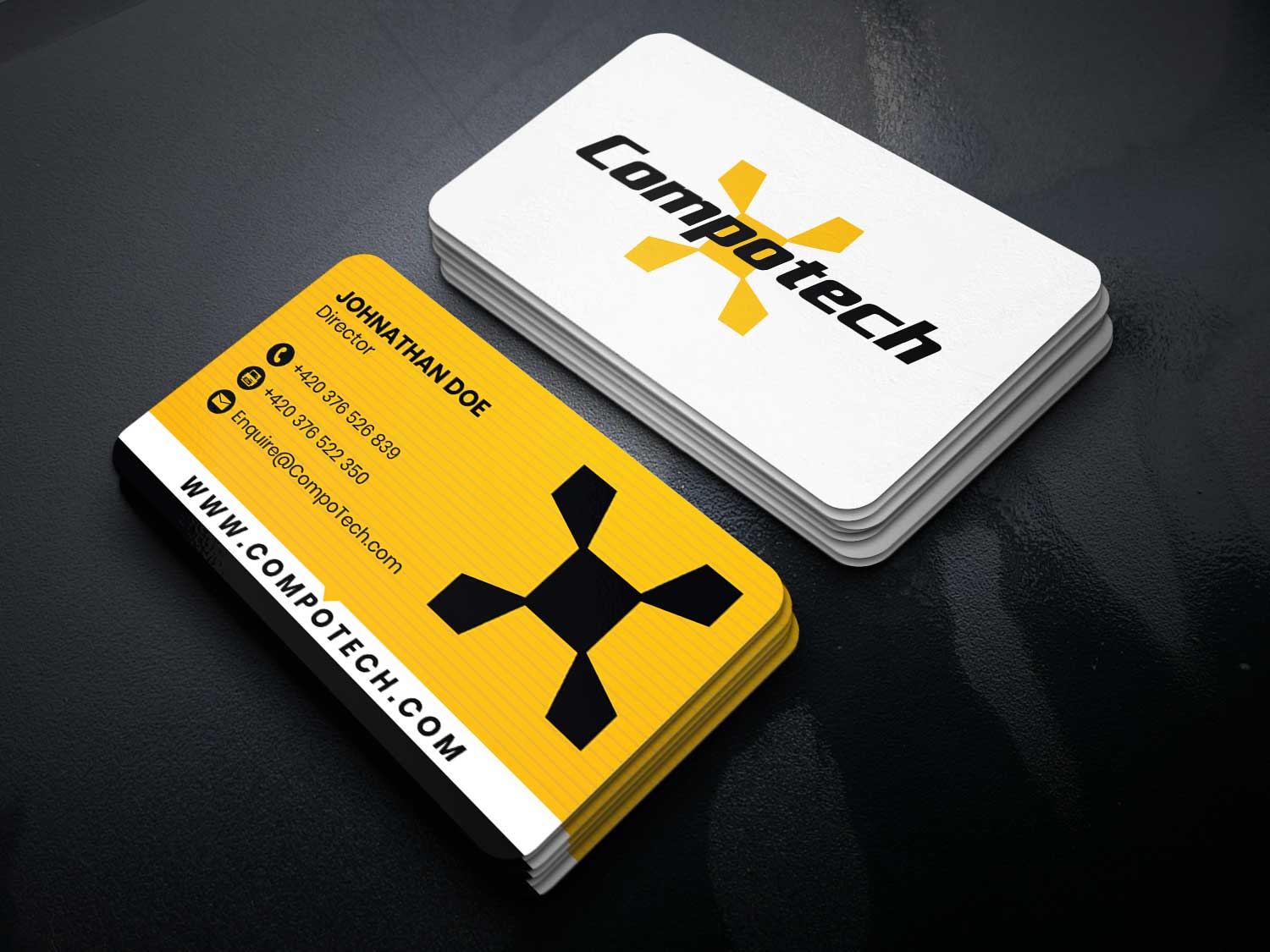 Business Card Design by JK18 for Compotech Inc. | Design #20841865