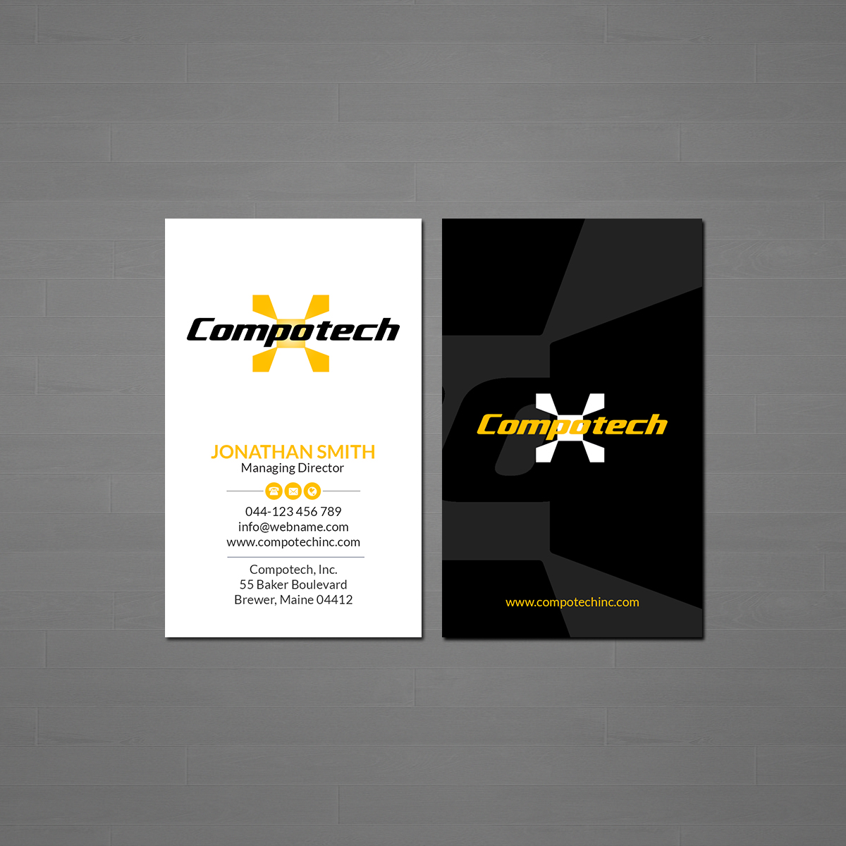 Business Card Design by Creations Box 2015 for Compotech Inc. | Design #20847180
