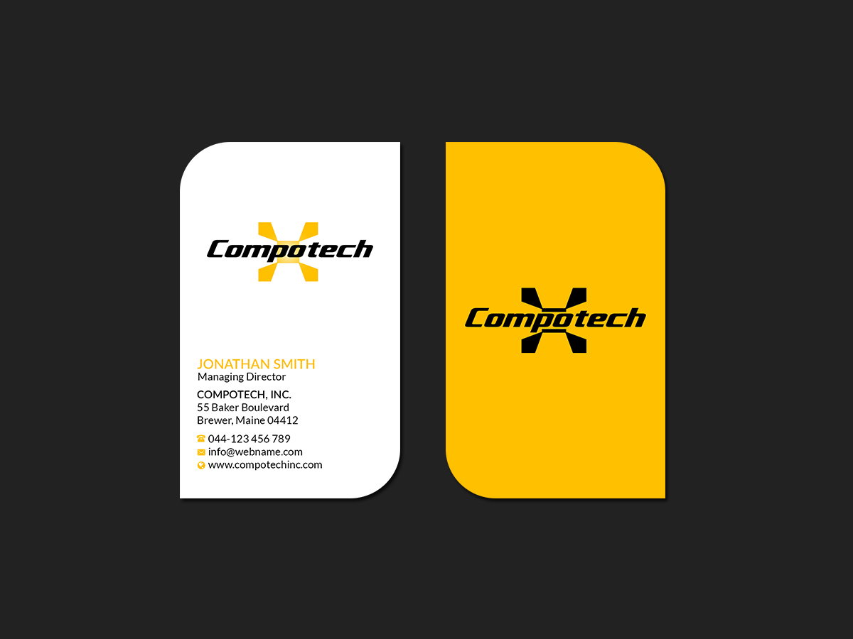 Business Card Design by Creations Box 2015 for Compotech Inc. | Design #20848064
