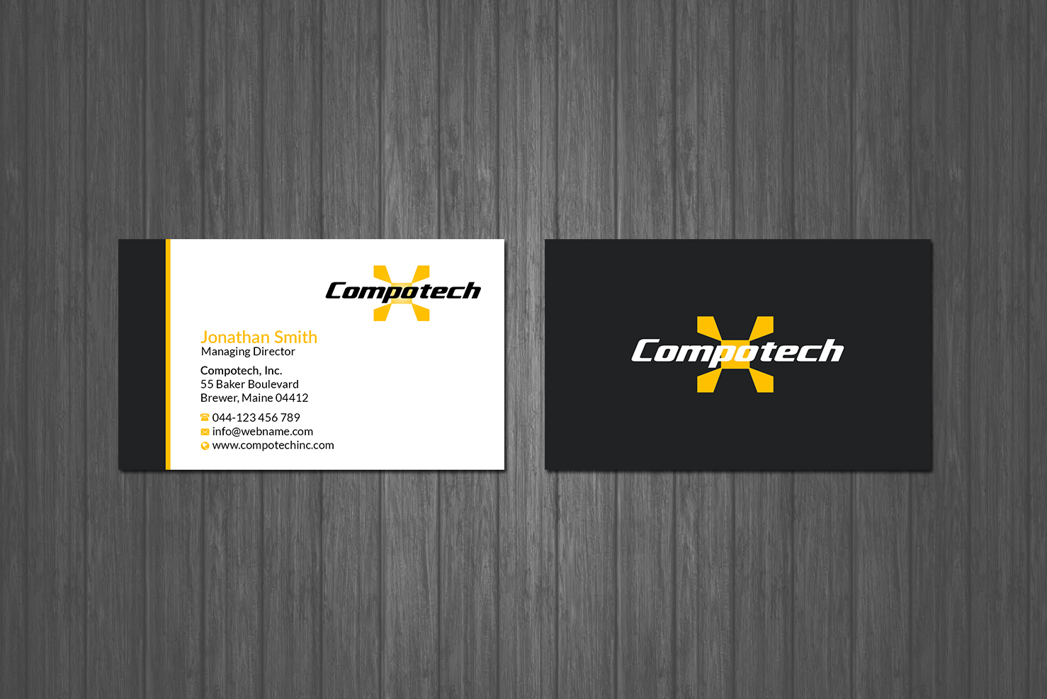Business Card Design by Creations Box 2015 for Compotech Inc. | Design #20848087