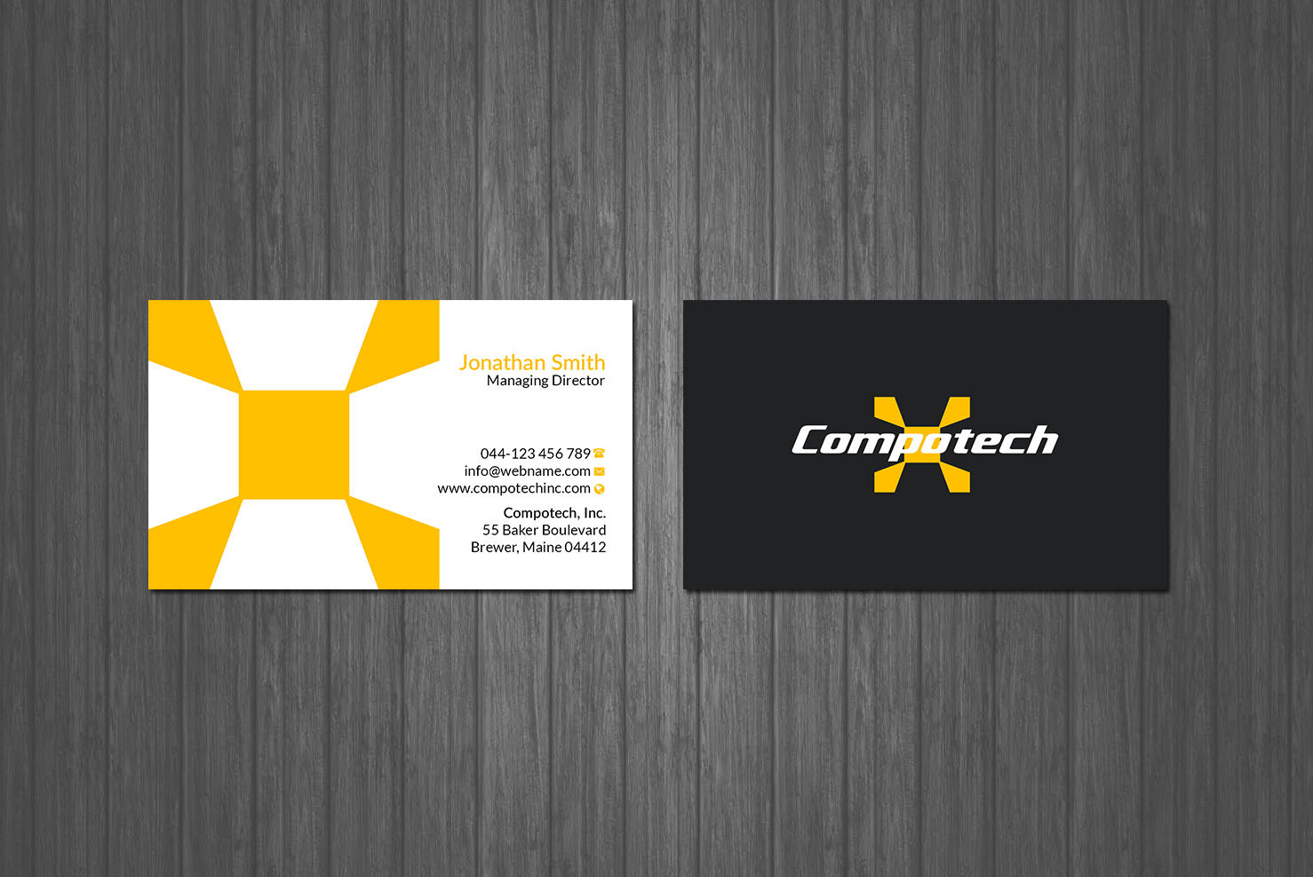 Business Card Design by Creations Box 2015 for Compotech Inc. | Design #20848090