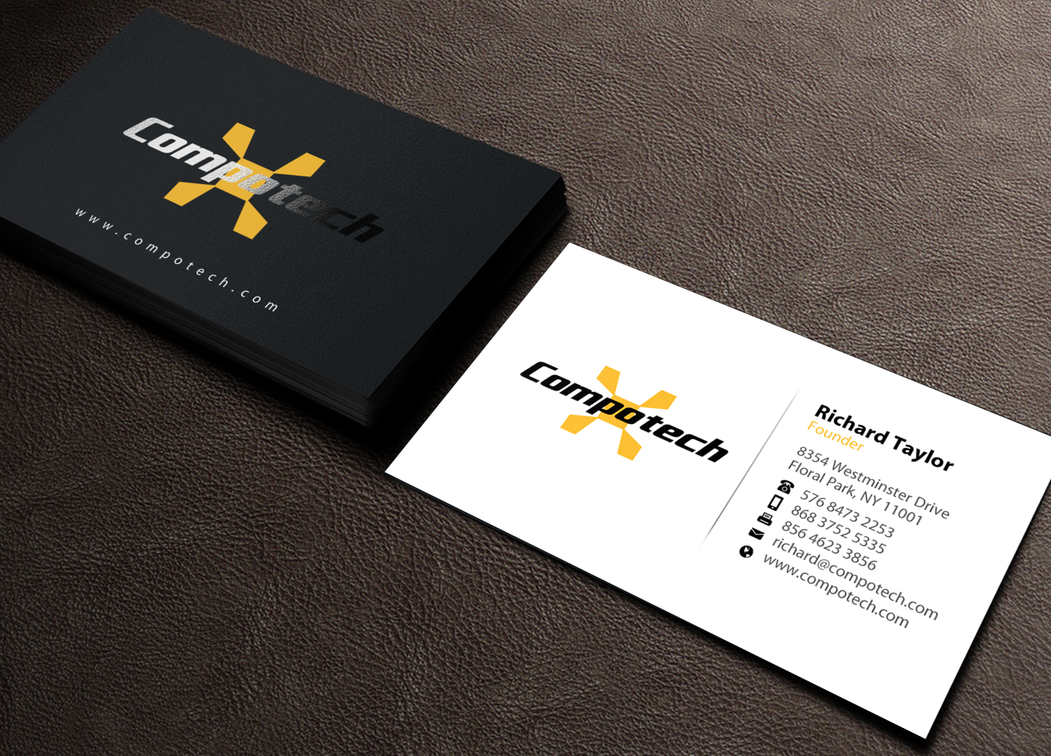 Business Card Design by Brand aid for Compotech Inc. | Design #20850732