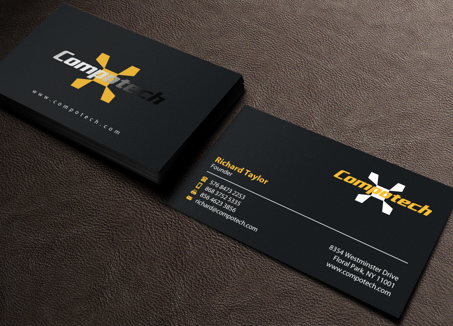 Business Card Design by Brand aid for Compotech Inc. | Design #20850742
