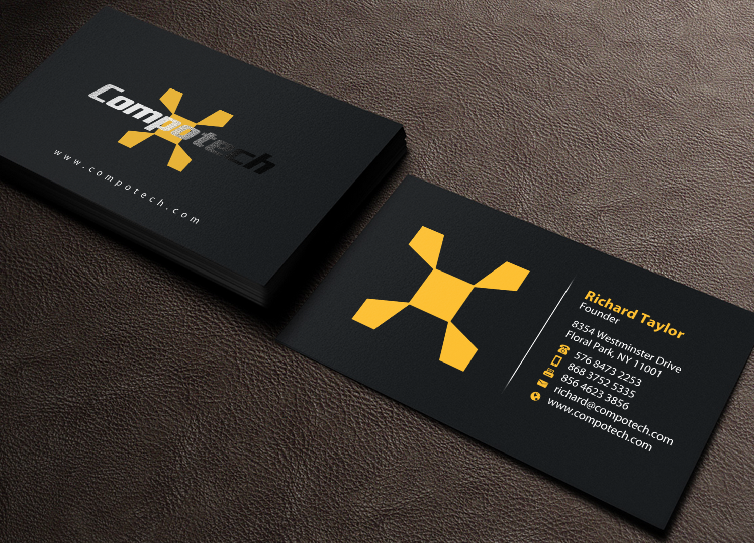 Business Card Design by Brand aid for Compotech Inc. | Design #20850759