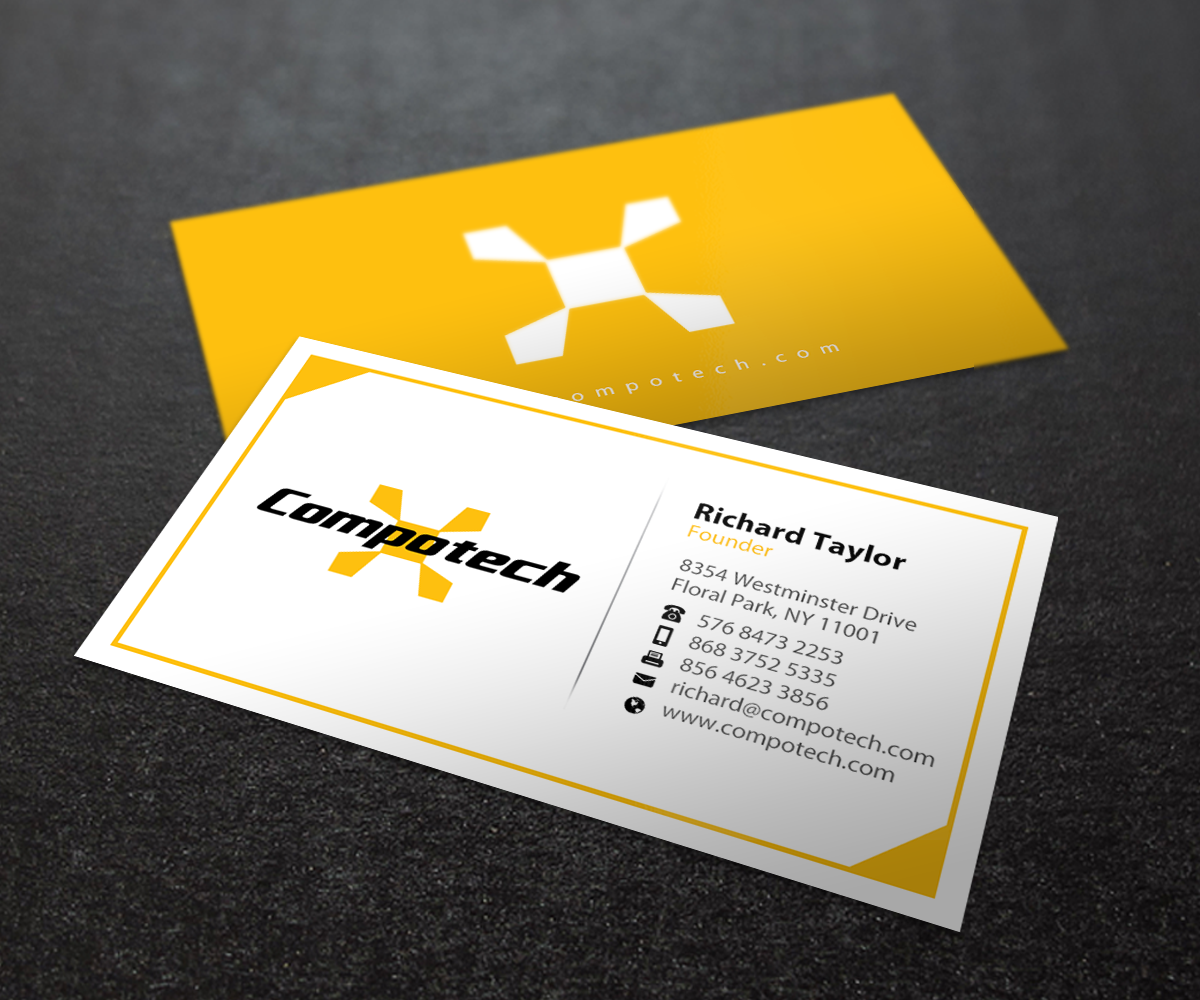 Business Card Design by Brand aid for Compotech Inc. | Design #20850760