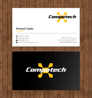 Business Card Design by chandrayaan.creative for Compotech Inc. | Design: #20848583