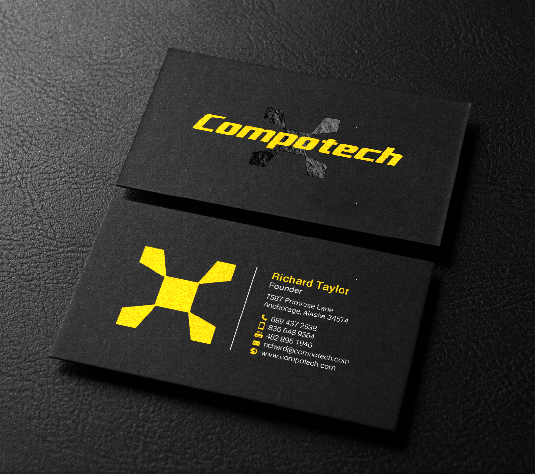 Business Card Design by chandrayaan.creative for Compotech Inc. | Design #20848599