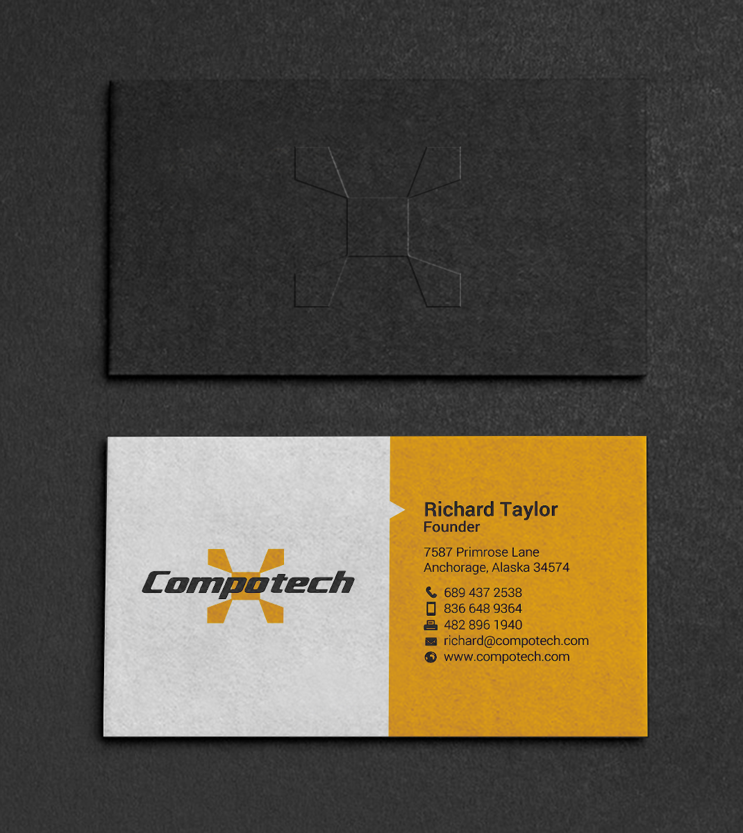 Business Card Design by chandrayaan.creative for Compotech Inc. | Design #20848604