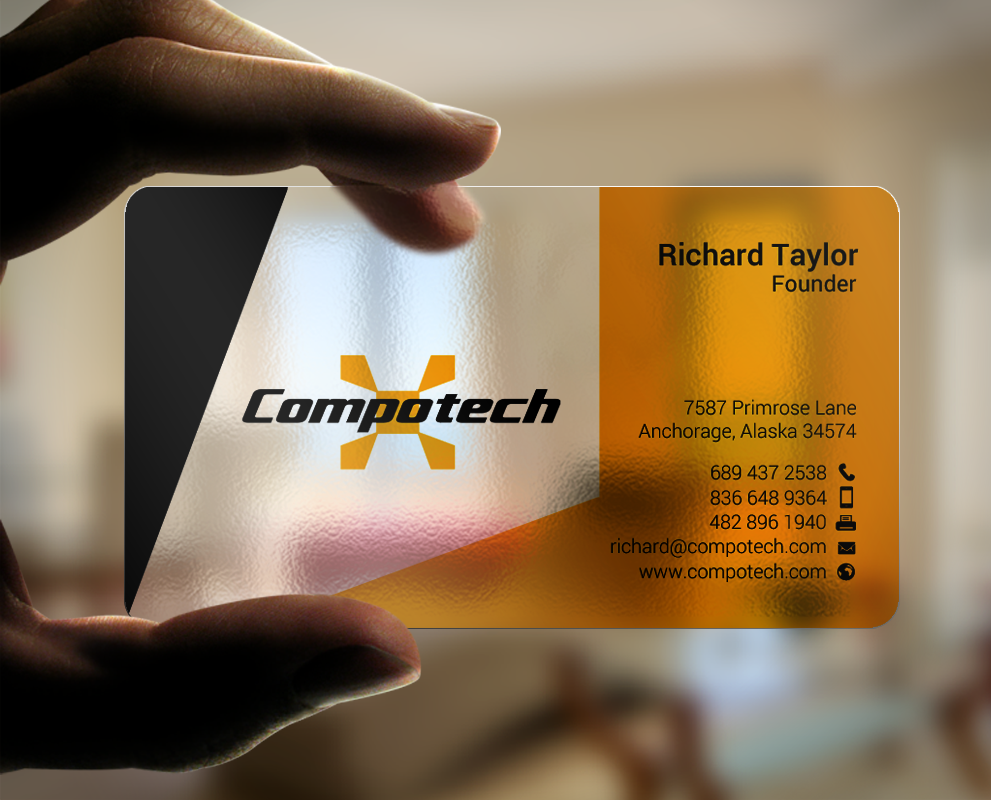 Business Card Design by chandrayaan.creative for Compotech Inc. | Design #20848608