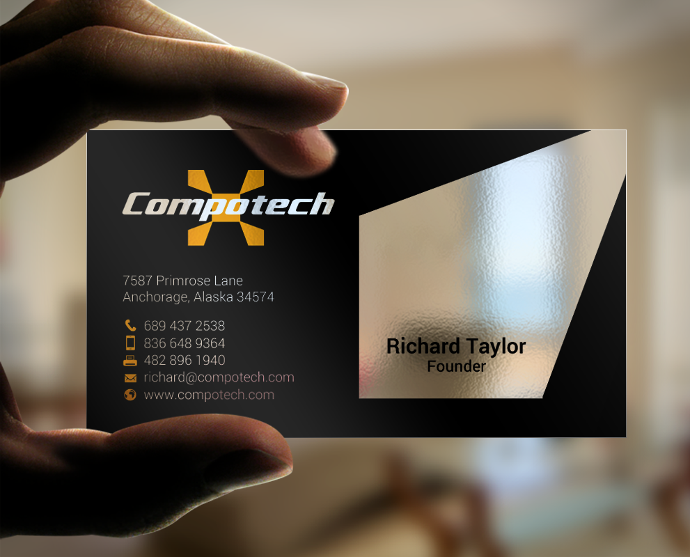 Business Card Design by chandrayaan.creative for Compotech Inc. | Design #20848609