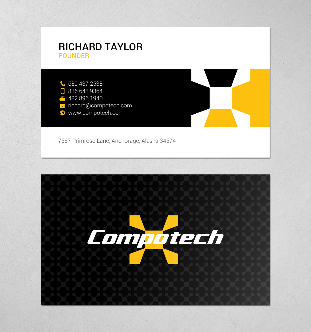 Business Card Design by chandrayaan.creative for Compotech Inc. | Design #20848612