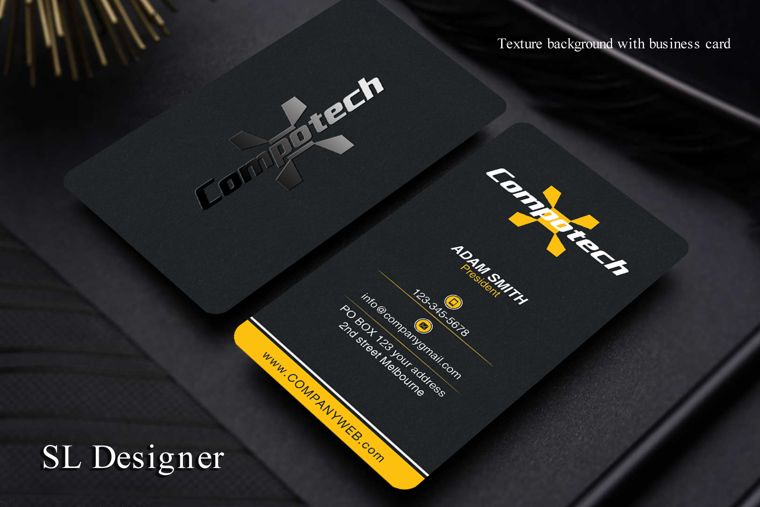 Design de Carte de Visite par SL Designer pour Compotech Inc. | Design #20844004