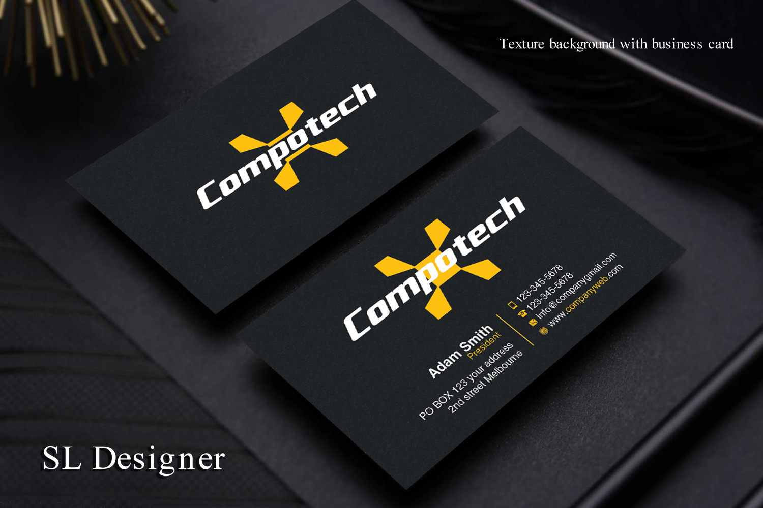 Business Card Design by SL Designer for Compotech Inc. | Design #20844007