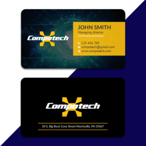 Visitenkarten-Design von Graphics Desk für Compotech Inc. | Design #20850175