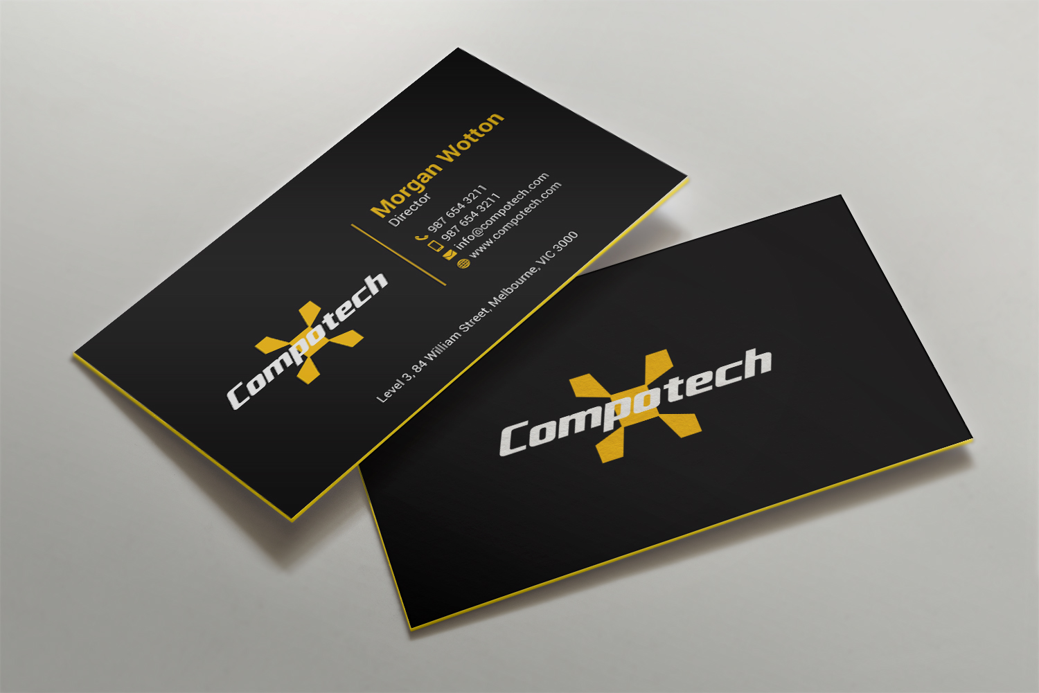 Business Card Design by mdreyad for Compotech Inc. | Design #20854304