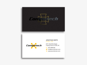 Business Card Design by Moumita_ for Compotech Inc. | Design: #20857324