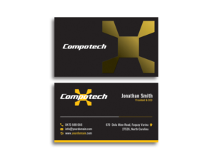 Business Card Design by Moumita_ for Compotech Inc. | Design: #20857327