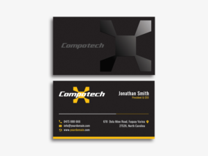 Business Card Design by Moumita_ for Compotech Inc. | Design: #20857328